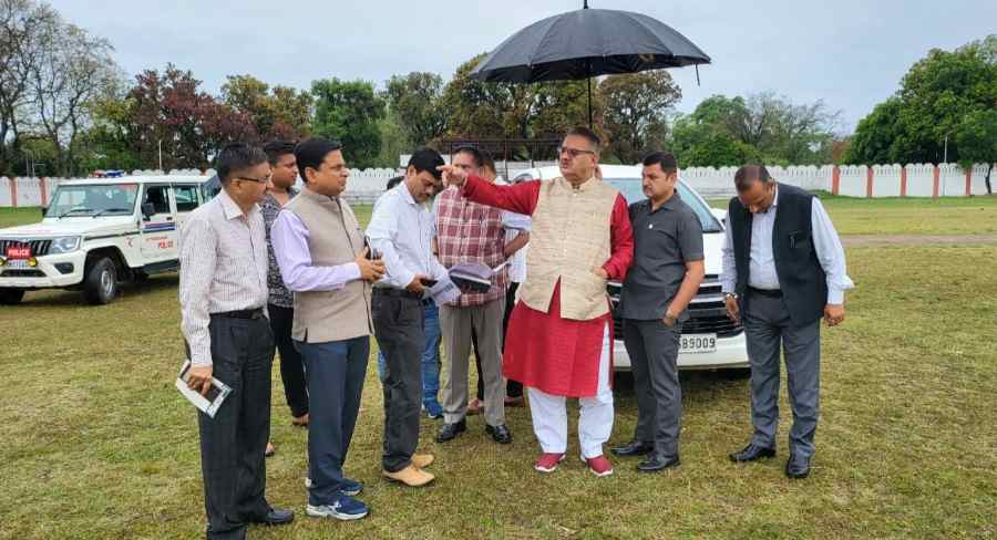 मंत्री गणेश जोशी ने मई में होने वाले श्री अन्न महोत्सव के कार्यक्रम स्थल का किया निरीक्षण, अधिकारियों को दिए आवश्यक दिशानिर्देश