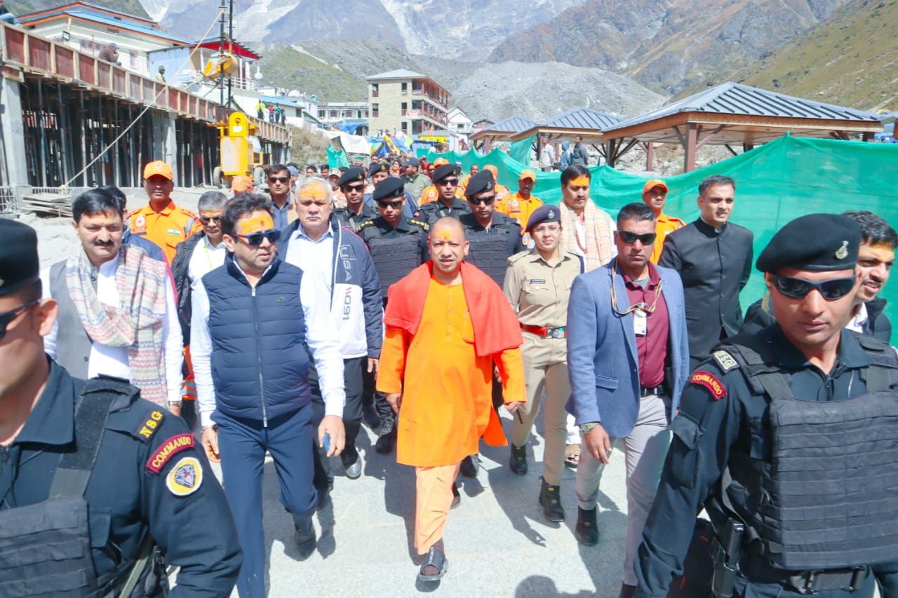 उत्तराखंड : जय श्री राम, हर-हर महादेव और योगी-योगी से गूंजी केदारपुरी