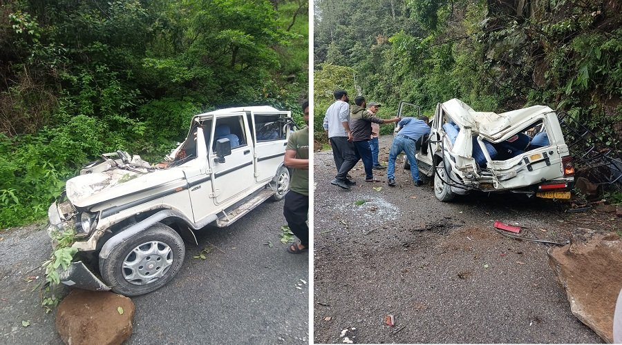 उत्तराखंड: यमुनोत्री NH पर हादसा, वाहन पर गिरा बोल्डर, एक की मौत