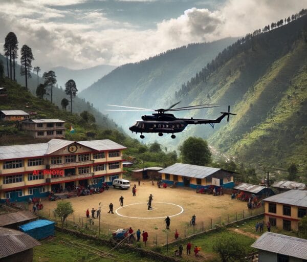 बदरीनाथ से लौटते हेलीकॉप्टर की ऊखीमठ में आपात लैंडिंग, सभी यात्री सुरक्षित
