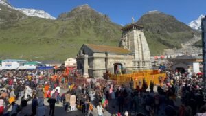श्री केदारनाथ धाम दर्श‌न को पहुंचे केंद्रीय मंत्री जीतन राम मांझी
