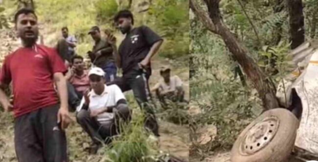 उत्तराखंड : यहां हुआ भीषण सड़क हादसा, कार खाई में गिरी, दो लोगों की मौत