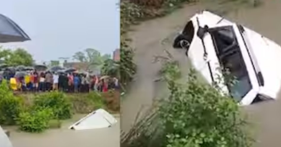 बड़ा हादसा: नहर में गिरी श्रद्धालुओं की गाड़ी, 11 की मौत, 4 गंभीर घायल बड़ा हादसा: नहर में गिरी श्रद्धालुओं की गाड़ी, 11 की मौत, 4 गंभीर घायल