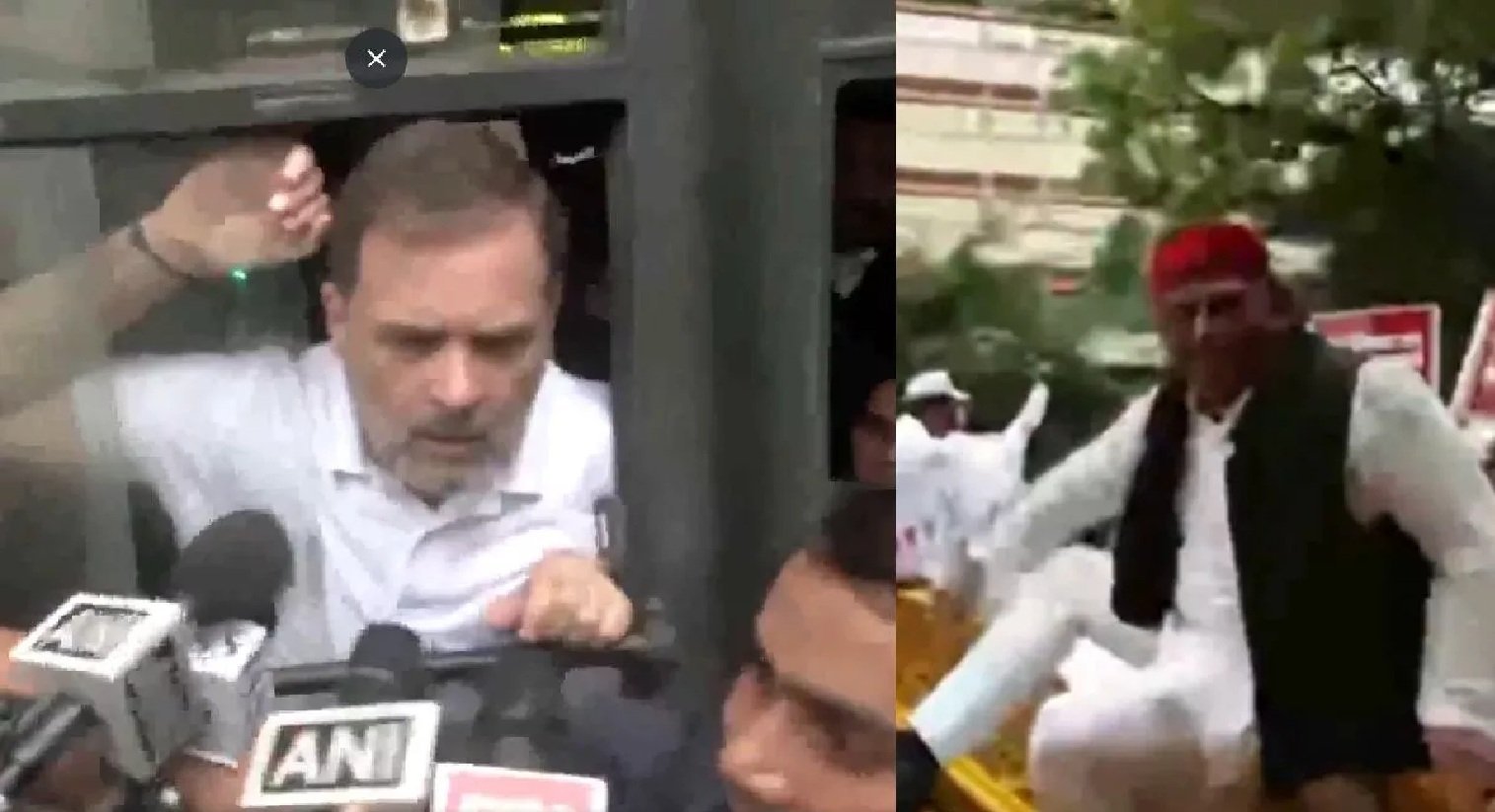 चुनाव आयोग के खिलाफ दिल्ली की सड़कों पर उतरा विपक्ष, हिरासत में राहुल-प्रियंका