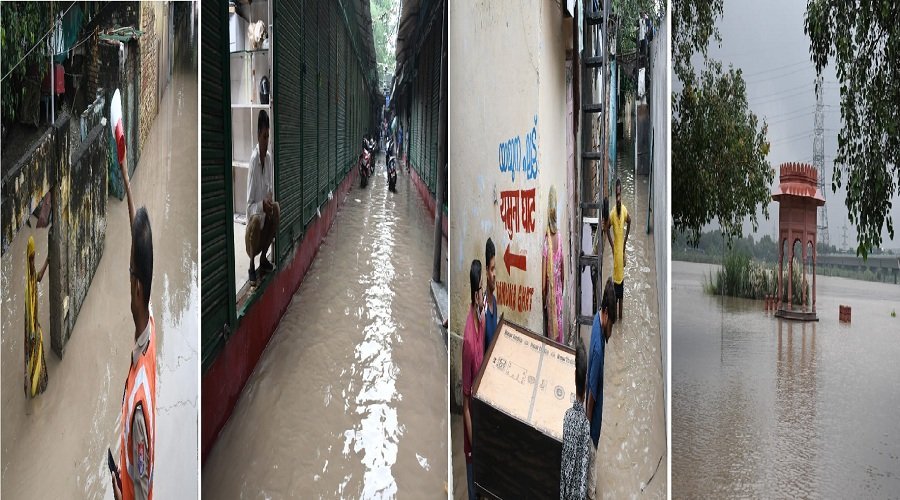 यमुना का जलस्तर बढ़ा, कई इलाकों में बाढ़ का खतरा, हजारों परिवार प्रभावित यमुना का जलस्तर बढ़ा, कई इलाकों में बाढ़ का खतरा, हजारों परिवार प्रभावित