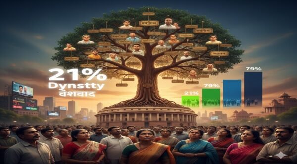 राजनीति में वंशवाद: देश में राजनीतिक परिवारों से हैं 21% सांसद, विधायक और MLC राजनीति में वंशवाद: देश में राजनीतिक परिवारों से हैं 21% सांसद, विधायक और MLC
