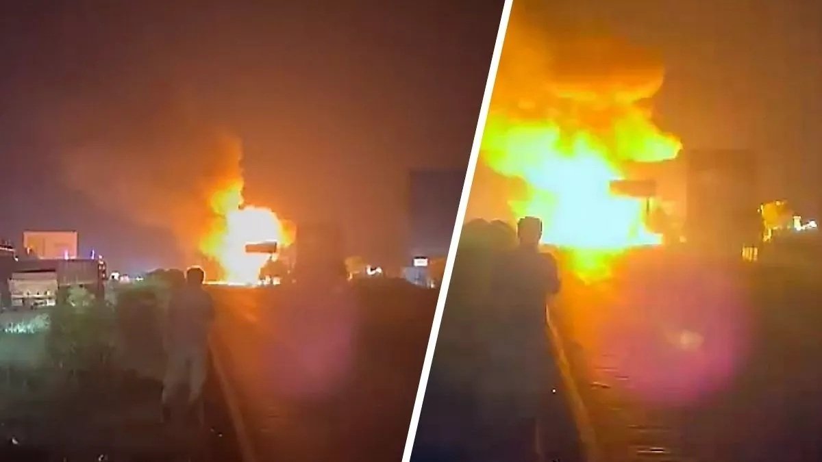 RTO चेंकिंग से डरकर टैंकर ड्राइवर ने LPG ट्रक में मारी टक्कर, 2 घंटे तक फटते रहे 200 सिलेंडर RTO चेंकिंग से डरकर टैंकर ड्राइवर ने LPG ट्रक में मारी टक्कर, 2 घंटे तक फटते रहे 200 सिलेंडर