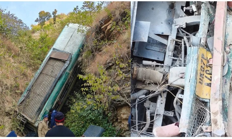 उत्तराखंड में दर्दनाक बस हादसा: रामनगर जा रही बस गहरी खाई में गिरी, छह यात्रियों की मौत