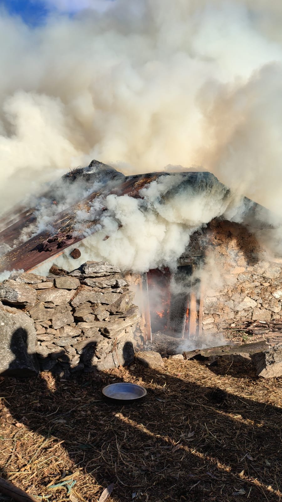 उत्तरकाशी में भीषण अग्निकांड, सिल्ला गांव की छानी में लगी आग से 6 पशुओं की मौत उत्तरकाशी में भीषण अग्निकांड, सिल्ला गांव की छानी में लगी आग से 6 पशुओं की मौत