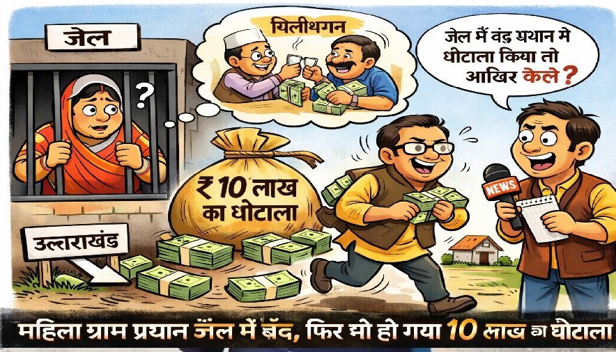 उत्तराखंड: ग्राम प्रधान जेल में बंद, फिर भी हो गया10 लाख से ज्यादा का घोटाला, आखिर कैसे? उत्तराखंड: ग्राम प्रधान जेल में बंद, फिर भी हो गया10 लाख से ज्यादा का घोटाला, आखिर कैसे?