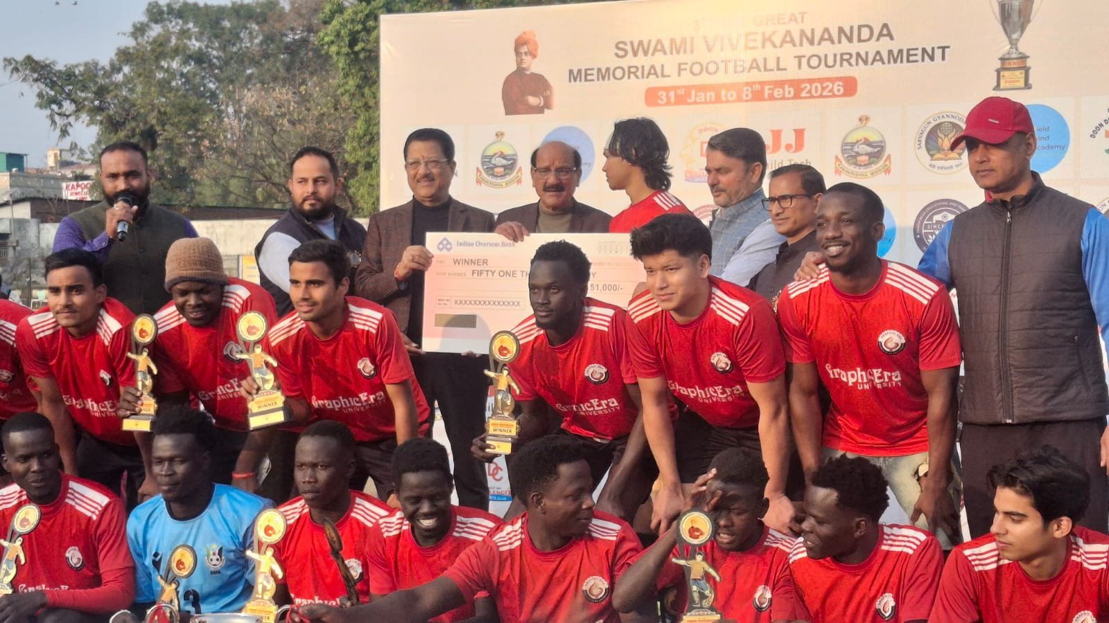 ग्राफिक एरा एफसी बनी चैंपियन, दून चैलेंजर्स को 2-0 से हराया