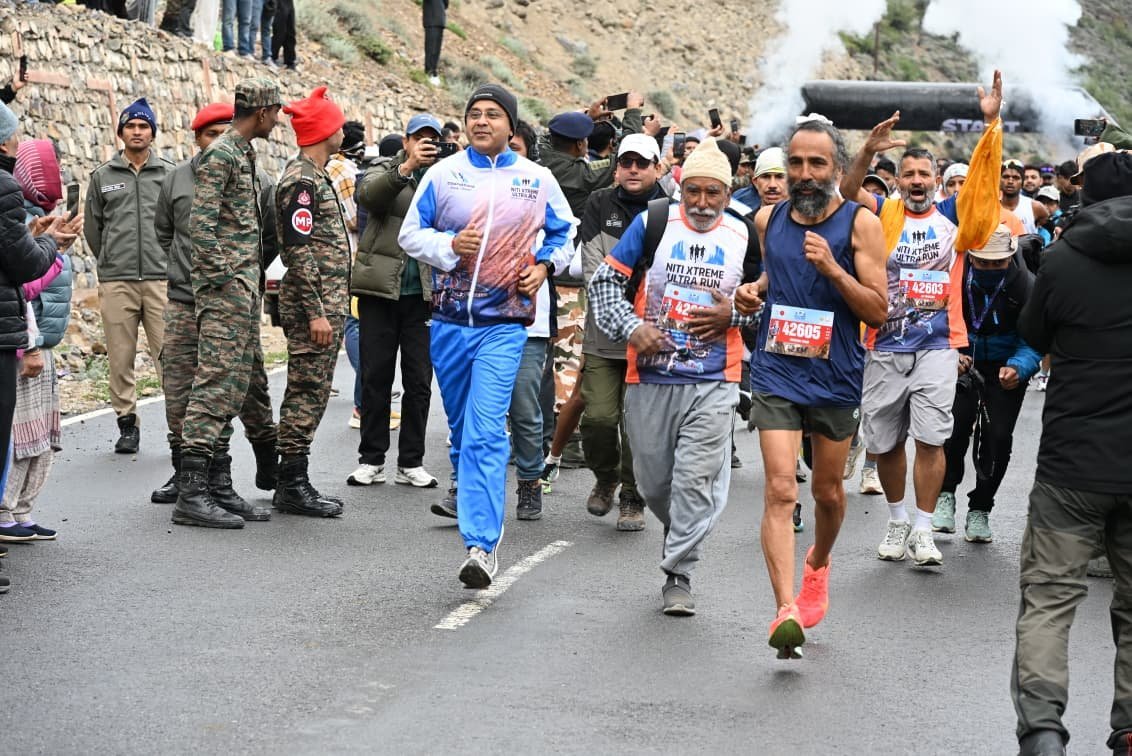 उत्तराखंड: नीति घाटी ज्योर्तिमठ चमोली में एक्सट्रीम अल्ट्रा रन उत्तराखंड: नीति घाटी ज्योर्तिमठ चमोली में एक्सट्रीम अल्ट्रा रन
